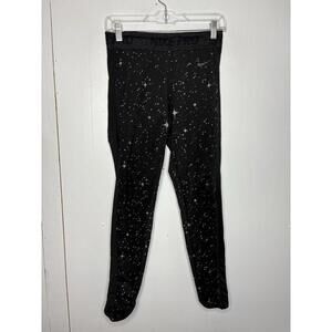 Nike Pro Pants Womens Medium Leggings Starry Night Running Dri Fit Metallic